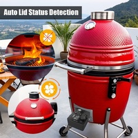 Inalámbrico inteligente para termómetro de carne Bluetooth para Kamado Grill PID BBQ Fan Controller Control de temperatura Sonda de plástico para ODM