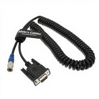 Câble de topographie enroulé DB9 Alvin's Cables avec gaine en PVC pour station totale Trimble Geodimeter vers collecteur de données Carlson TDS