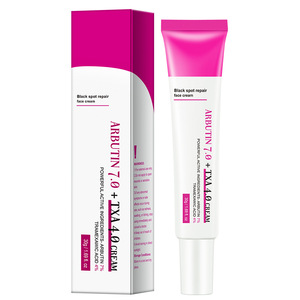 Crème éclaircissante pour la peau à 7% d'arbutine et 4% d'acide tranexamique, anti-taches brunes, crème éclaircissante pour le <span class=keywords><strong>visage</strong></span>, marque privée OEM pour femmes - Product Image 4