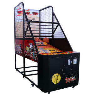 เครื่องยิงบาสเก็ตบอลอิเล็กทรอนิกส์ เครื่องเล่นเกมบาสเก็ตบอลในร่ม ระบบให้คะแนนอัตโนมัติ เกมบาสเก็ตบอลยอดนิยม - Product Image 4