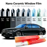 Film teinté pour vitres de voiture Lummar Free Sample Ultra HD Nano Ceramic, 99% de rejet des UV, protection solaire, film solaire polarisé pour voiture.