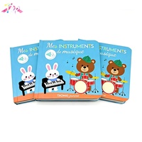 Livre de lecture pour enfants personnalisé, imprimé sur mesure, écologique, avec couverture rigide à rabats, impression sérigraphique, carton kraft, finition mate