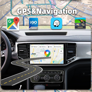T100 xe Android Player IPS màn hình Carplay Wifi GPS Navigation hệ thống đa phương tiện 9 10 inch phổ 2DIN xe Đài phát thanh stereo - Product Image 4