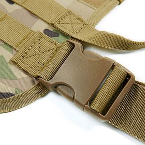 Harnais tactique réglable pour chien, gilet Molle camouflage avec 3 pochettes détachables, chaleco de seguridad - Product Image 2