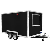 Remorque de camion de chariot de nourriture de fibre de verre Standard d'australie avec voiture de congélation de cuisine personnalisée personnalisable