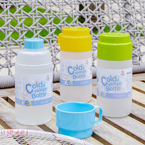 Lixin Cold <b>Water</b> <b>Bottle</b> 500Ml Portable Sports Cup <b>For</b> <b>Kids</b> Outdoor Use Blue Green Yellow - Product Image 5