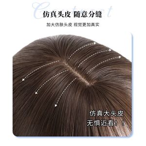 Peluca Corta Lisa Azul con Reflejos y Flequillo, Fibra Kanekalon, Cobertura Completa, Línea de Cabello Natural, Encaje Transparente - Product Image 4