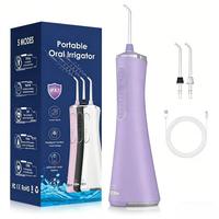 Irrigador Bucal Inalámbrico Portátil de Plástico, Resistente al Agua IPX7, Bajo MOQ de 100 Piezas, Precio Directo de Fábrica, Envío Directo