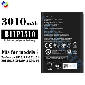 แบตเตอรี่ลิเธียมไอออนแบตเตอรี่ลิเธียมโพลิเมอร์ B11P1510 3010mAh 3.85V สําหรับ <span class=keywords><strong>ASUS</strong></span> <span class=keywords><strong>ZenPad</strong></span> S 8.0 Z580CA แท็บเล็ต - Product Image 2