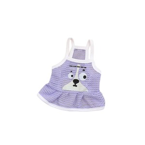 Robes en maille pour animaux de compagnie, jupes d'été respirantes pour chats et chiens, rose, bleu, jaune, violet, ZYKBX20 - Product Image 5