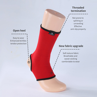 Attelle de cheville unisexe réglable pour la course et l'entraînement, protection contre les entorses, respirante et confortable en polyester et coton