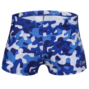 KGKE Swim Boxer <span class=keywords><strong>Slip</strong></span> Breve Nuotata Jammer Camo Racer Mens Piazza Gamba Costume Da Bagno - Product Image 3