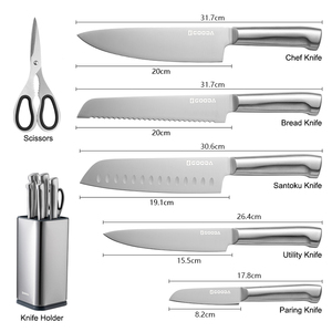 Ensembles De <span class=keywords><strong>Couteaux</strong></span> Nouvelle Arrivée Professionnel En Acier Inoxydable À Haute Teneur En Carbone Chef Couteau Ensemble Chef - Product Image 6