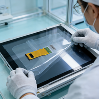 Film tactile 65 pouces prêt à l'emploi compatible avec Windows, Android, Linux pour panneau de commande de maison intelligente
