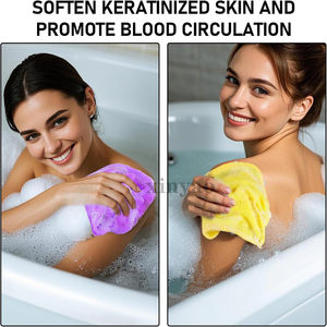 Toallitas Exfoliantes de Esponja Africana de Nailon con Logotipo Personalizado, Toallitas de Baño de Doble Cara para una Limpieza Profunda del Rostro y el Cuerpo - Product Image 5