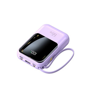 พาวเวอร์แบงค์ชาร์จเร็ว 66W พร้อมสายชาร์จในตัว ความจุ 10000mAh เครื่องชาร์จพกพาสำหรับอุปกรณ์มือถือ - Product Image 5