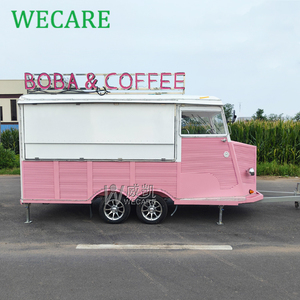 Nouvelle remorque de restauration rétro, foodtruck <span class=keywords><strong>vintage</strong></span>, camionnette Citroën H mobile, <span class=keywords><strong>camion</strong></span> de vente de glaces, café, boissons glacées, à vendre - Product Image 4