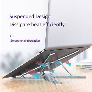 Xách tay có thể điều chỉnh kim loại máy tính xách tay đứng đa chức năng có thể gập lại máy tính máy tính xách tay hỗ trợ làm mát khung <span class=keywords><strong>Riser</strong></span> chủ - Product Image 6