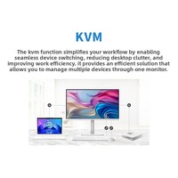 Nouveau pour Modern Md272uphw Moniteur LCD IPS 4K HDR400 de 27 pouces Type-C 98W 10 bits 97% DCI-P3 Rotation Réglage de la hauteur Intégré
