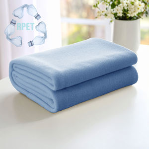 Mantas de PET de material reciclado hechas directamente de fábrica para apoyar la sostenibilidad global, regalos suaves y ecológicos - Product Image 3
