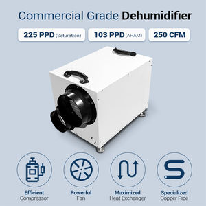 Déshumidificateur domestique complet HVAC 115V 103 PPD-203 PPD, le choix des entrepreneurs commerciaux - Product Image 3