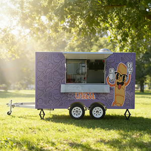 Hot Dog Food Truck Van Trailer Mobile Burger Beverage Small Food Trailer Food Concession Trailer - Product Image 1