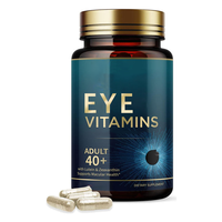 Vitamines pour les yeux à la lutéine et au zéaxanthine, biologiques, végétaliennes, en marque blanche, pour adultes de 40 ans et plus, soutien de la vision, bien-être maculaire, 60 gélules, OEM ODM