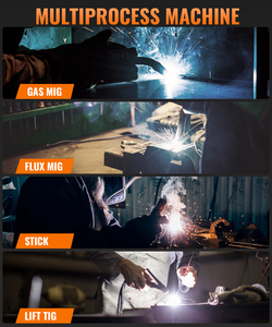 เครื่องเชื่อมอะลูมิเนียม5-in-1 MIG250DP MiG CO2แก๊ส/เลเซอร์อินเวอร์เตอร์ใหม่220V สำหรับลิฟท์ก่อสร้าง TIG MMA Arc ไม่มีแ<span class=keywords><strong>ก</strong></span>๊ส - Product Image 6