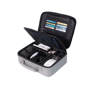 กระเป๋าเก็บอุปกรณ์เสริมดิจิทัล 30x23x10 ซม. พร้อมตัวล็อคความจุขนาดใหญ่ขยายได้กระเป๋าเดินทางกันน้ำสำหรับการเดินทางเพื่อธุรกิจ - Product Image 2