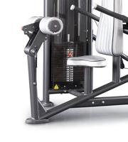 Machine à dips réglable en acier à charge par broches, avec pile de poids sélectionnable, équipement de fitness commercial pour la musculation des bras - Vente chaude