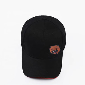 Supplier in Hebei Embroidery Sandwich Brim Custom logo Black Baseball <strong>Hats</strong> and <strong>Caps</strong> for <strong>Men</strong> - Product Image 4