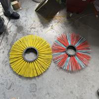 Brosse de remplacement en fil d'acier poly-courbé pour balayeuses industrielles, segments de balai convolutés incurvés pour balayeuses industrielles