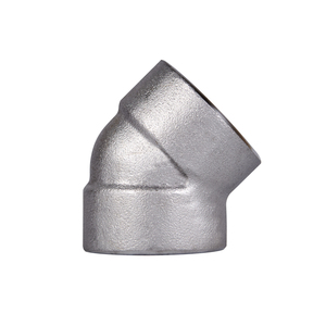 Roestvrijstalen 45 Graden Stopcontact Elleboog Hoge Druk Hoge Temperatuur Pijpfitting Industriële Sanitaire Connector - Product Image 6