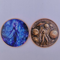 Pièce de monnaie en cuivre pur .999 de 1 once, design OVNI extraterrestre, pièce commémorative en cuivre pour souvenirs et cadeaux, 2026