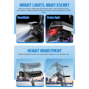 Bicicleta <span class=keywords><strong>El</strong></span>éctrica Plegable Mini de Acero de Alto Carbono de 48V 350W con Batería de Litio, Diseño Portátil para Viajes en <span class=keywords><strong>Tren</strong></span> y Desplazamientos Multimodales - Product Image 3