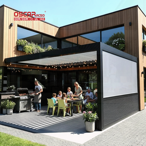 Pabellón Exterior con Luces LED RGB de Colores, Iluminación Dinámica para Jardín, Patio y Pérgola de Relajación - Product Image 1