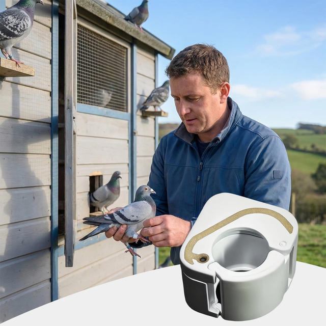 Lightweight and Portable Professional Pigeon Tracker IP68 Waterproof Bird GPS Tracker with 160 Hours for Racing Pigeon Foot Ring