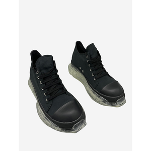 Zapatillas Deportivas Casuales para Hombre, Modernas, Negras y Blancas, con Cordones, Suela Gruesa, Aumentan la Altura, con Base Acrílica, de Marca - Product Image 2