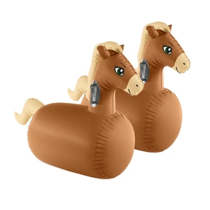Cheval de saut gonflable en PVC pour enfants, <span class=keywords><strong>jeu</strong></span> de petit poney gonflable personnalisé - Product Image 6