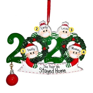 Cá nhân kiểm dịch trang trí Giáng sinh "Chúng tôi ở nhà" - Product Image 3