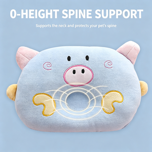 Almohada para Perros y Gatos con Diseño de Cerdito Adorable, Protege la Columna Cervical, para un Sueño Profundo, Venta al Por Mayor - Product Image 3