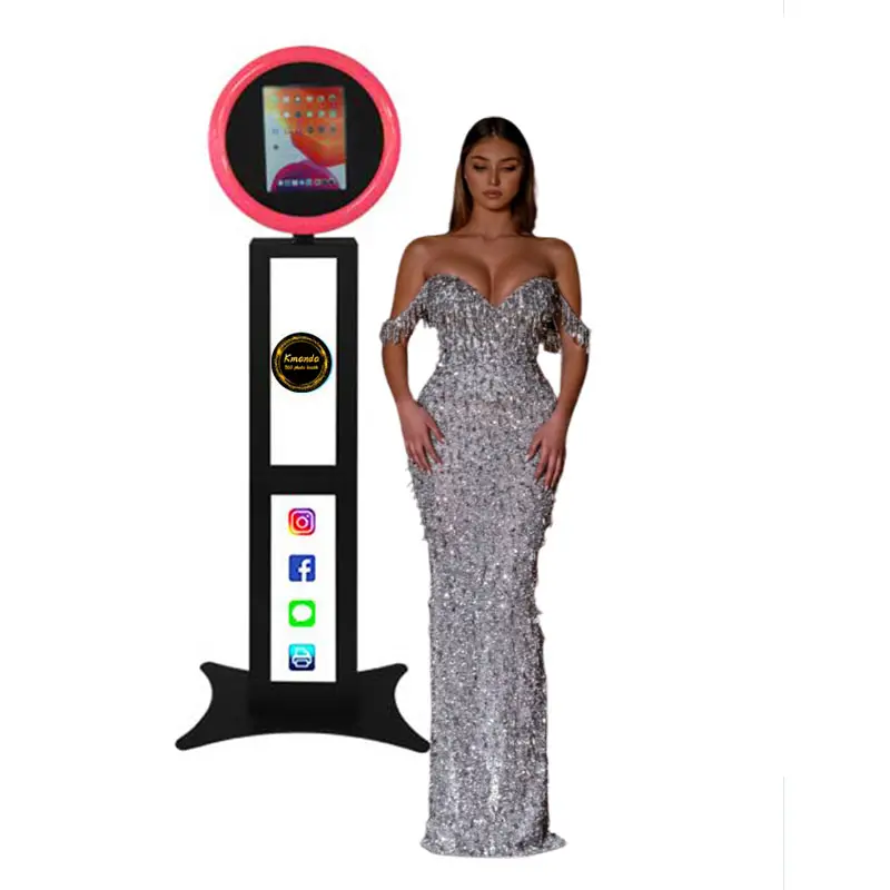ICE BREAKER Social Media Booth Selfie iPad Photo Booth Machine Wedding Party Prom Graduation Business Party Supplies Kiosk
