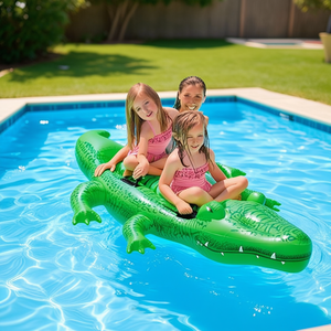 Crocodile gonflable Intex 203x114cm pour piscine, capacité 2 personnes - Product Image 2
