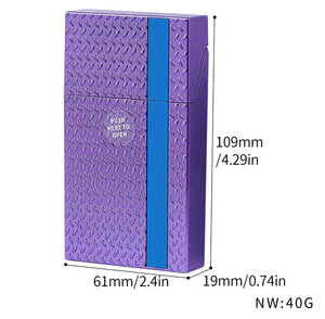 Thuốc Lá Trường hợp Vua kích thước 100 mét đẩy mở 20 công suất Hộp Thuốc Lá - Product Image 3