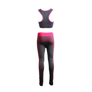 Costume de sport Ensemble de Yoga Soutien-Gorge De Gym À Manches Longues + Legging Pantalon - Product Image 1