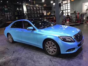 ฟิล์มหุ้มรถยนต์สีน้ำเงินมุกประกายเพชร ขนาด 1.52*17 เมตร เงาสูง - Product Image 4