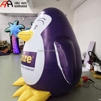 Pingouin géant gonflable personnalisé, personnage de dessin animé, thème de scène, activité, musée, exposition, centre commercial, événements d'ouverture, décoration