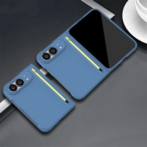 Nuova custodia per telefono pieghevole in plastica effetto pelle <span class=keywords><strong>con</strong></span> spray oleoso e stilo per <span class=keywords><strong>iPhone</strong></span> Duo, <span class=keywords><strong>cover</strong></span> antiurto <span class=keywords><strong>con</strong></span> schermo in vetro temperato trasparente - Product Image 3