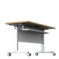 Salles de classe de bureau disponibles dans un style design moderne table pliante créative surface poudre pulvérisation table simple pliante