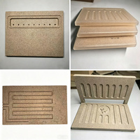 Panneaux en vermiculite pour cheminée domestique, panneaux isolants thermiques en vermiculite pour cheminée de maison